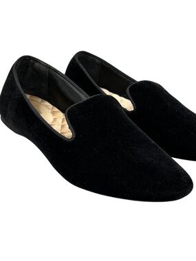 Birdies The Starling Black Velvet Loafers Flats Size 7.5